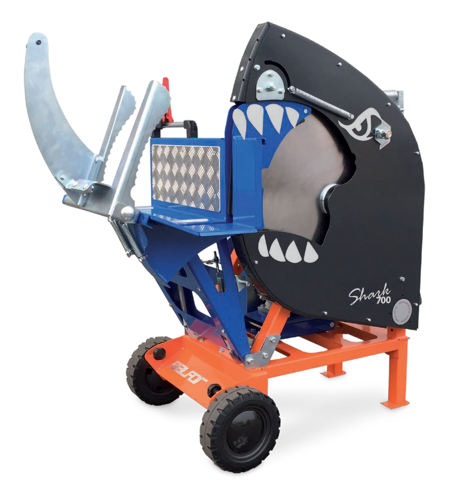 Balfor Circular Saw | Model SHARK 750 C / ET / SB / SB ROAD | Blade Width 29.53" | Equivalent Up to 32.5 Tons | 25 HP | For Tractor, Electric & Gas Powered