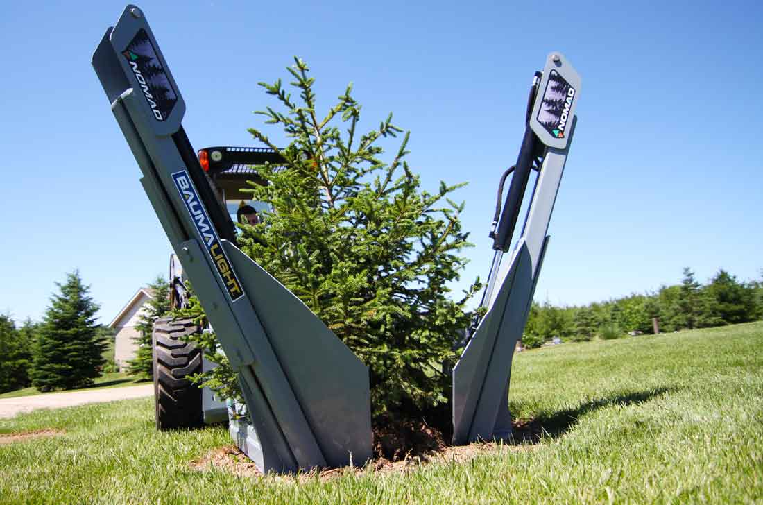 Baumalight | Tree Spade | ST330 | 30" Root Ball | Hydraulic Flow 5-20 GPM | For Skid Steer