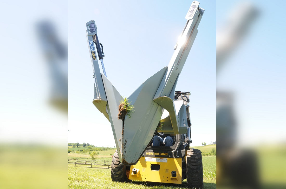 BaumaLight Tree Spade | Model ST330 | Root Ball Diameter 30" Inches | Hydraulic Flow 5 To 20 GPM | For Skid Steers