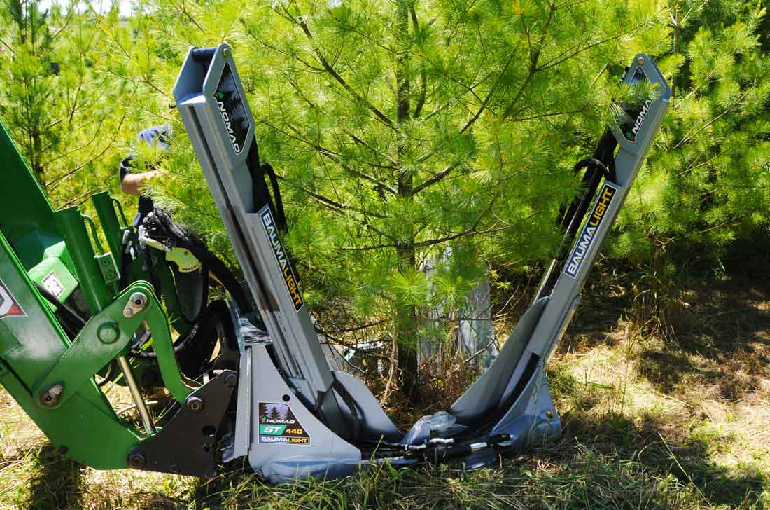 Baumalight Tree Spade Dual Hinged 4 Blade | Model ST440 | Root Ball Diameters 40" | Horsepower 70-80 HP | Hydraulic Flow 5-20 GPM | For Tractors & Skid Steers