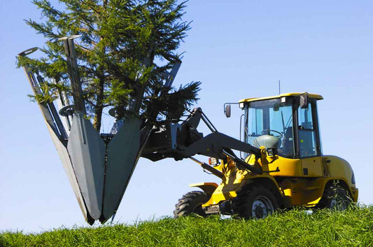 Baumalight ST650 Tree Spade | 50" Root Ball | 6-Blade Dual-Hinged | 4.5 To 6 Tons | For Telehandler