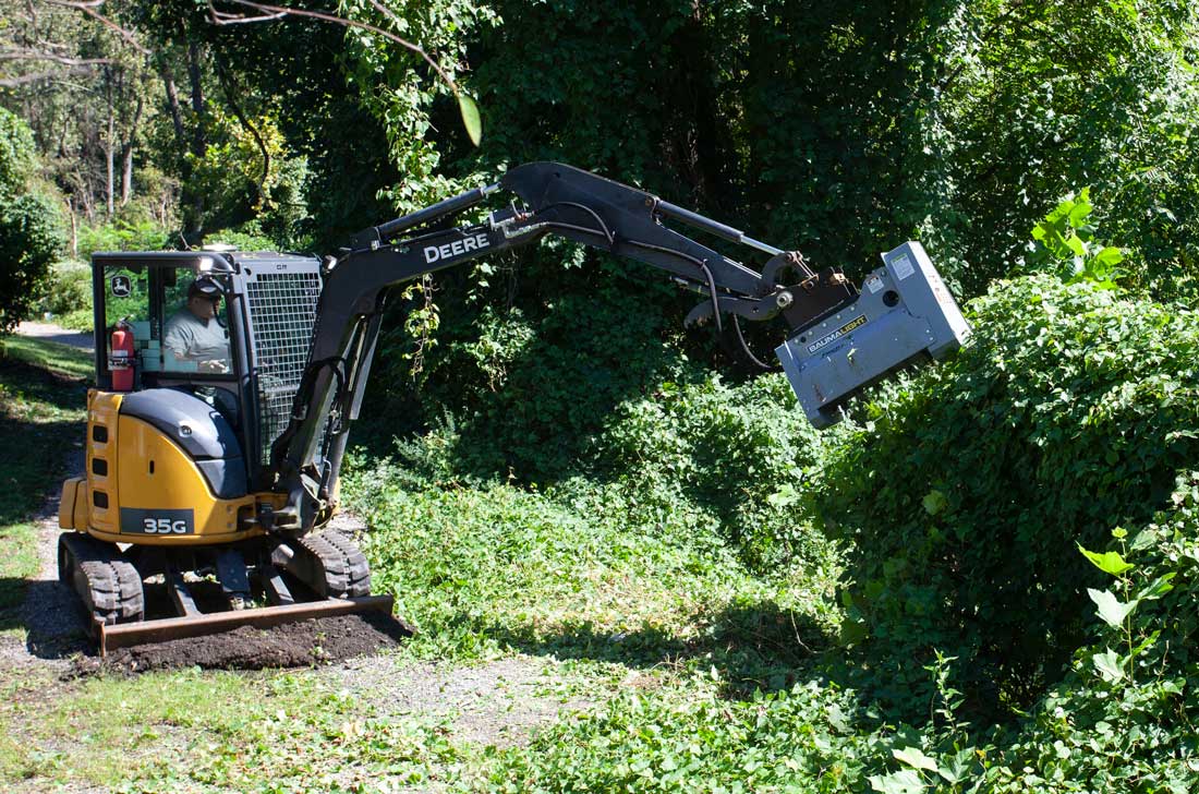 Baumalight Fixed Tooth Mulcher | Model MX330 | Path Width 38" | Weight 750 lbs | For Excavator