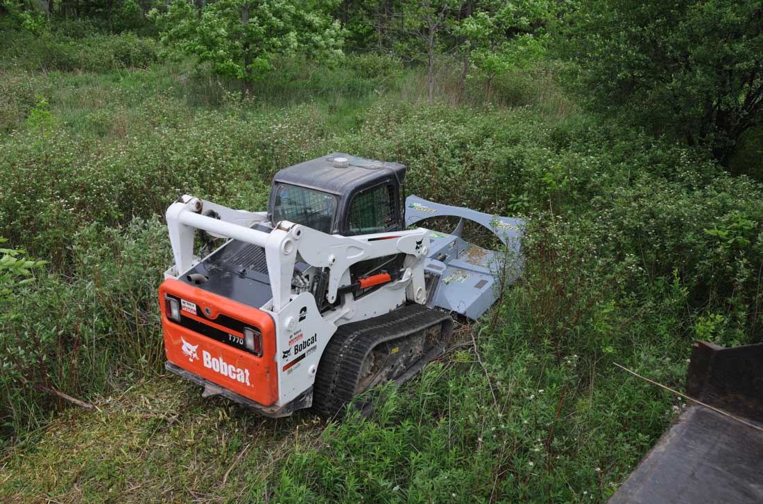 Baumalight Rotary Brush Cutter | CF Series | Cutting Width 60" & 72" | Hydraulic Flow Range 15 To 45 GPM | For Skid Steers