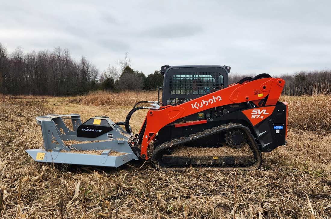 Baumalight Rotary Brush Cutter | CF Series | Cutting Width 60" & 72" | Hydraulic Flow Range 15 To 45 GPM | For Skid Steers
