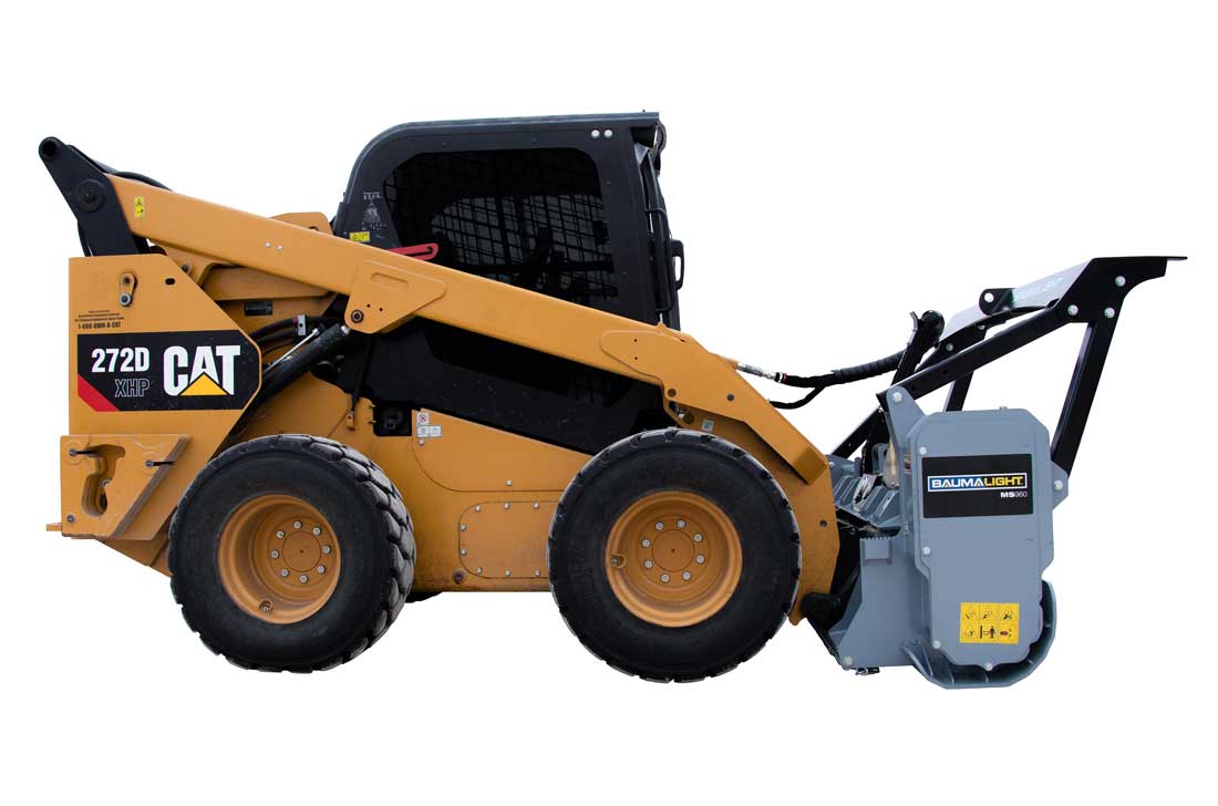 Baumalight HD Fixed Tooth  Brush Mulcher | Model MS-960 & MS1160 | Cutting Width 60" & 75" | Hydraulic Flow Range 30-45 GPM | For Skid Steers