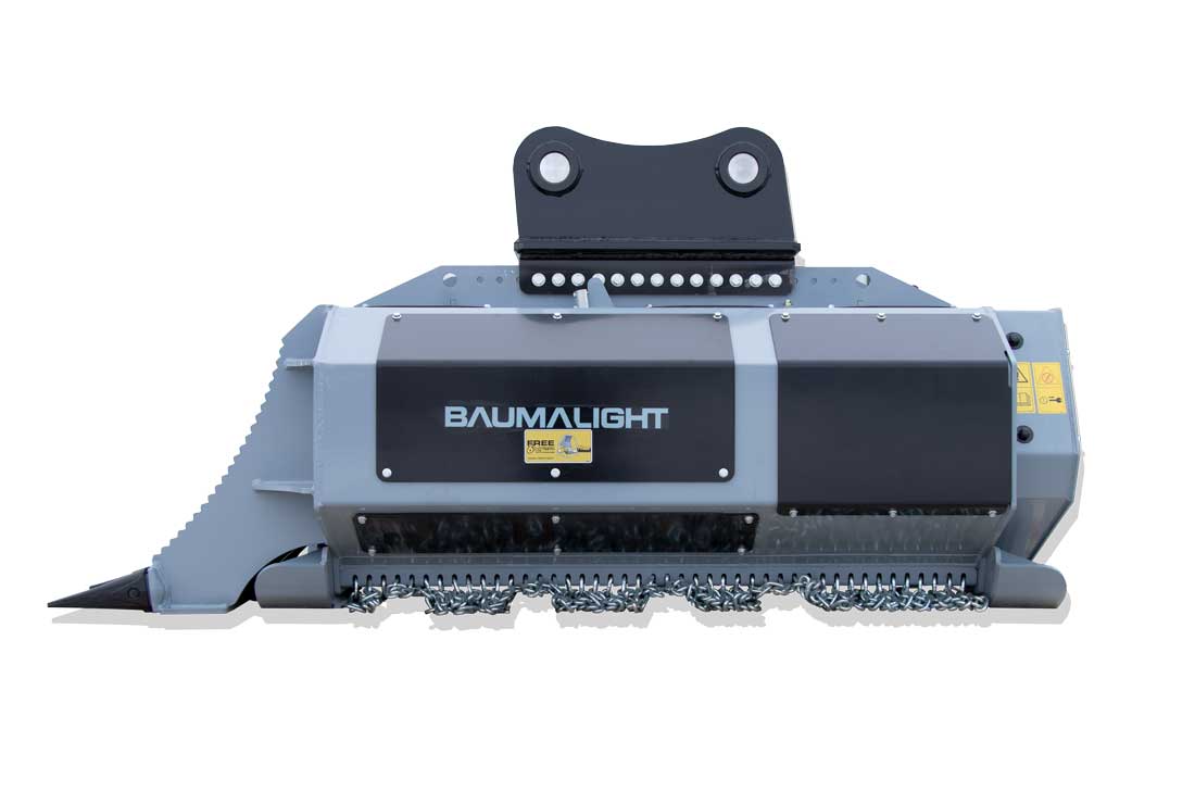 Baumalight Heavy Duty Fixed Tooth Mulcher | Model MX1160R & MX960R | Rotor Width 60" | Weight 2,910 - 2,925 lbs | For Excavators