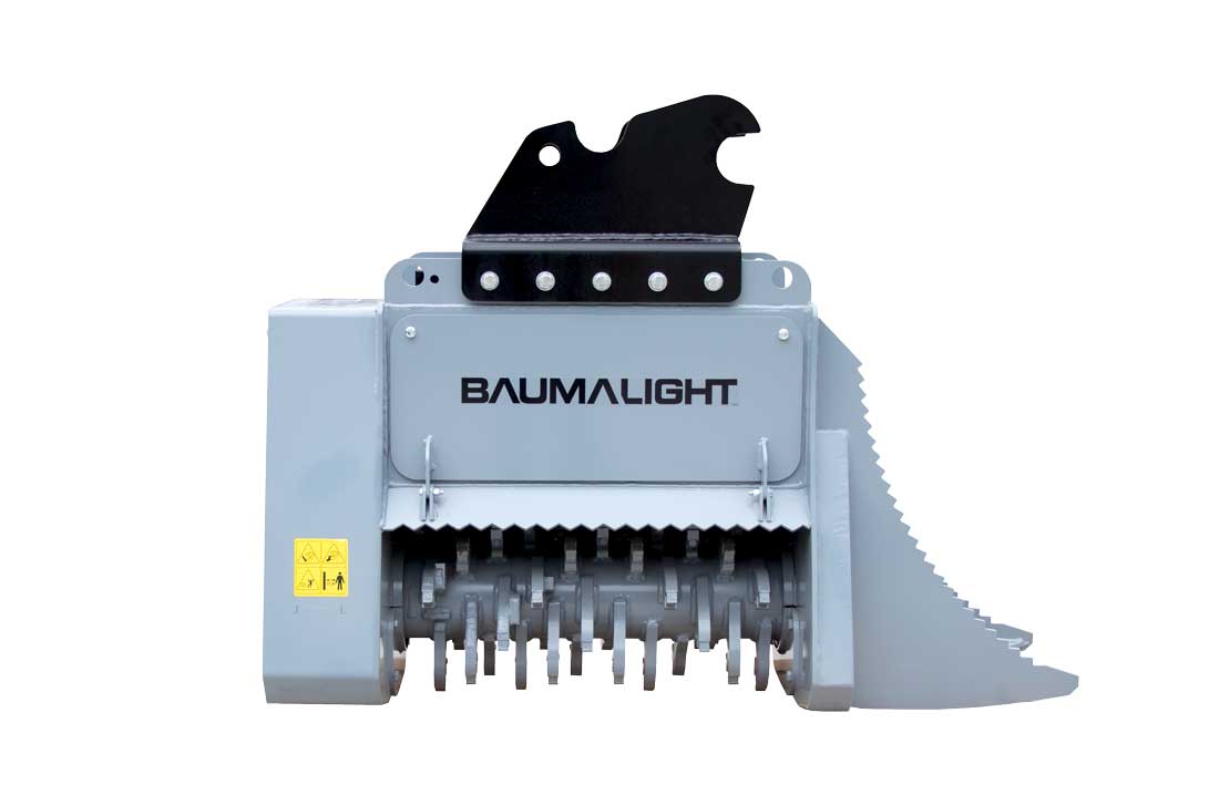 Baumalight Fixed Tooth Mulcher | Model MX530R | Path Width 40" | Carbide Tipped Bolt In Cutting | Unit Weight 1166 Lbs | For Excavators