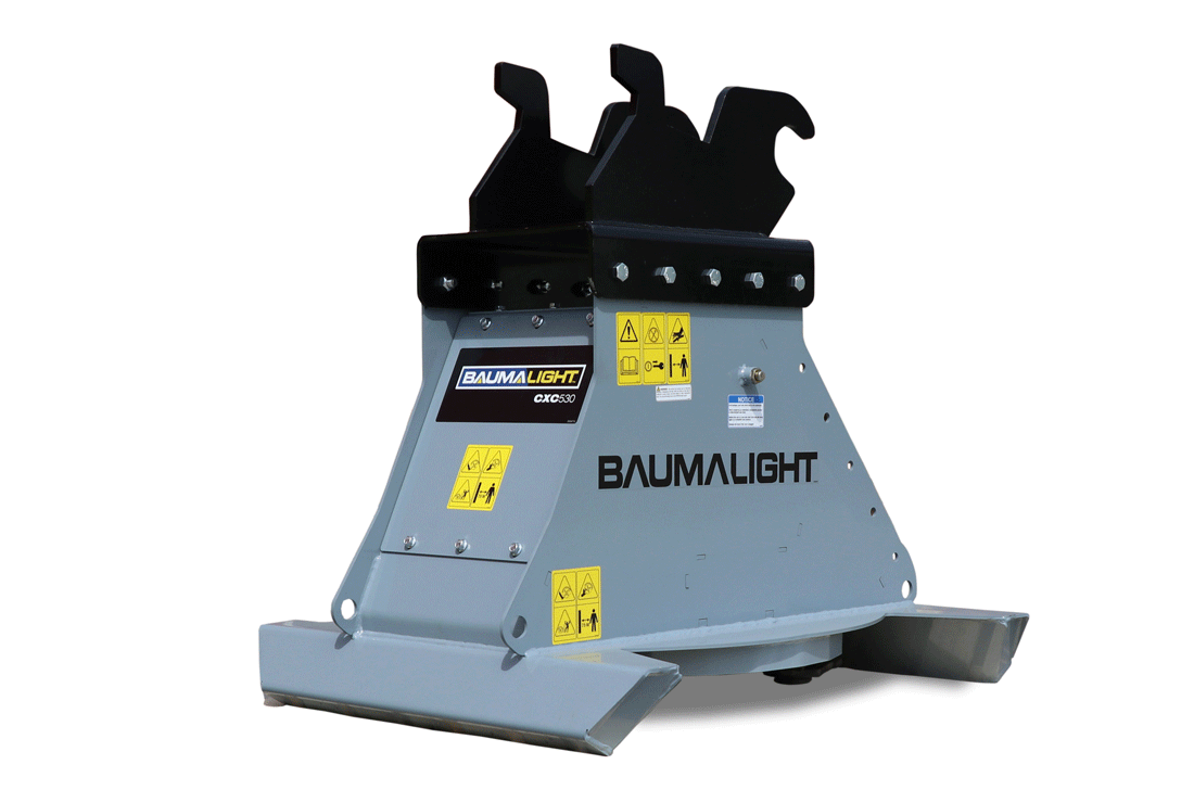 Baumalight Excavator Rotary Brush Cutter | Model CXC530 | Maximum Brush Size 3.5" | Cutting Width 30" | For Excavators