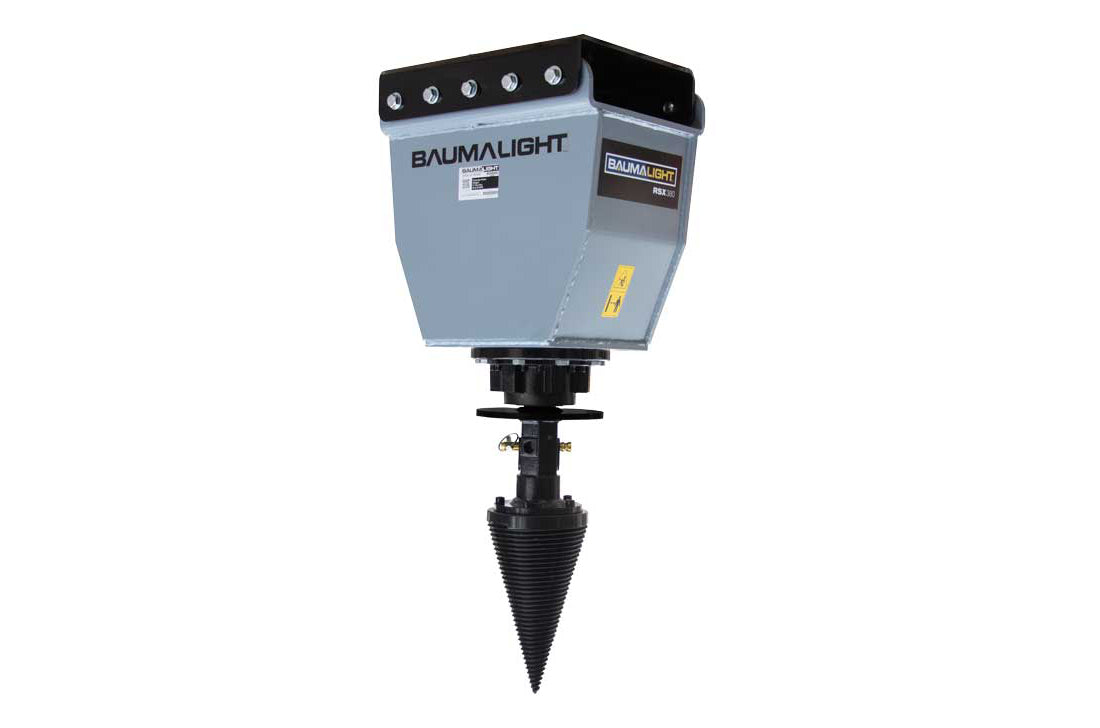 Baumalight Log Splitter | Model RSX380, RSX580 & RSX780 | Diameter 16" To  20" | Machine Size 5 To 20 Tons | For Excavators
