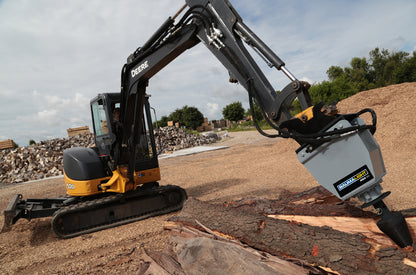 Baumalight Log Splitter | Model RSX380, RSX580 & RSX780 | Diameter 16" To  20" | Machine Size 5 To 20 Tons | For Excavators