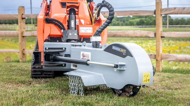 Baumalight Stump Grinder | Model S14, S16 & S18 | Rotor Size 18" To 24" | Hydraulic Flow Range 10 To 22 GPM | For Mini Skid Steer