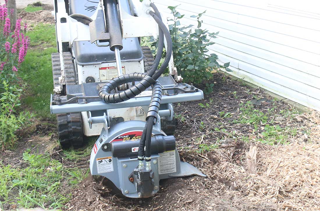 Baumalight Stump Grinder | Model S14, S16 & S18 | Rotor Size 18" To 24" | Hydraulic Flow Range 10 To 22 GPM | For Mini Skid Steer