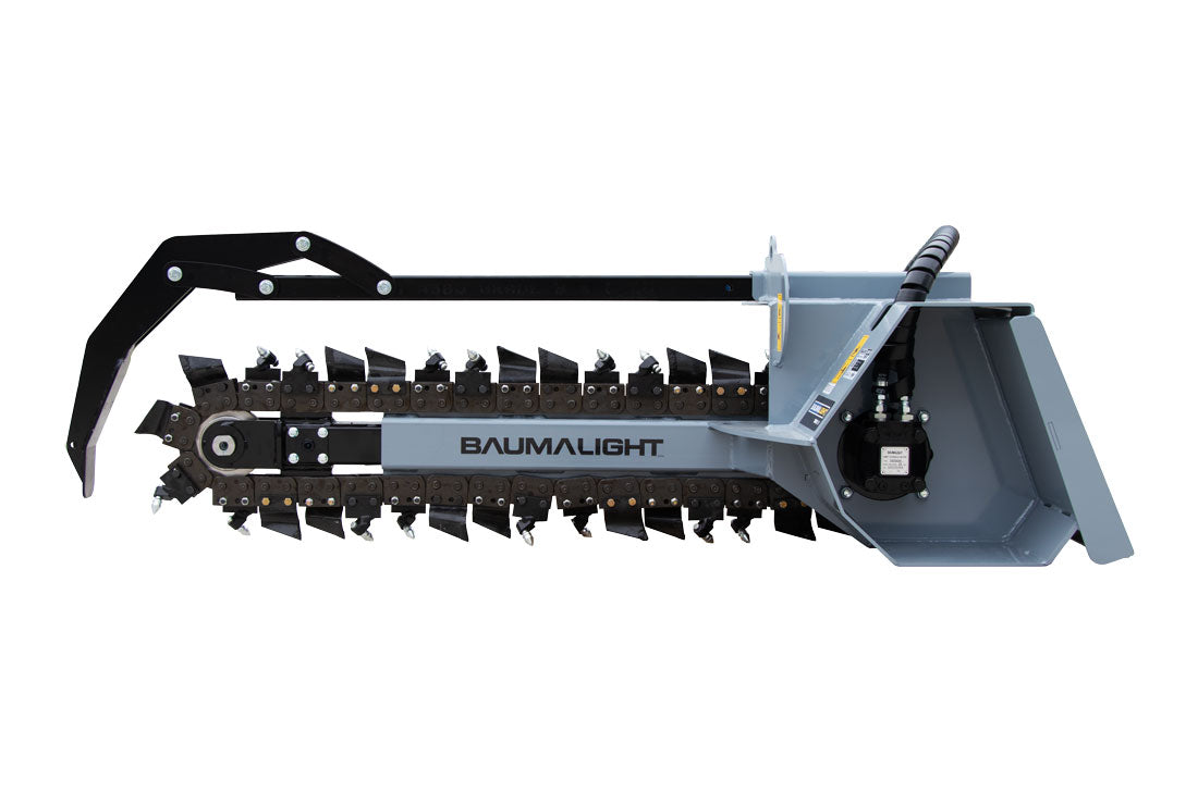 Baumalight Trencher | Model TNM-336B | Trencher Depth 36" | Width 4" - 6" | Hydraulic Flow Range 7-18 GPM | For Skid Steers