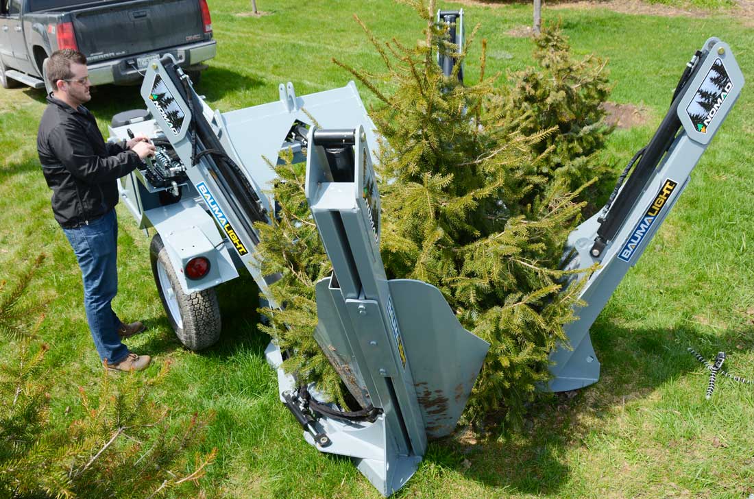 Baumalight Trailer Mounted Tree Spade | Model TR Series | Root Ball Diameter 30", 40" & 50" | Horsepower 40 To 120 HP | For Trucks