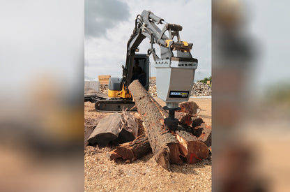 Baumalight Log Splitter | Model RSX380, RSX580 & RSX780 | Diameter 16" To  20" | Machine Size 5 To 20 Tons | For Excavators