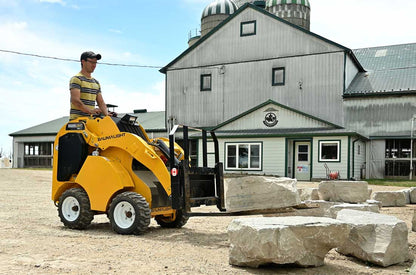 Baumalight Wheeled Mini Skid Steer | Model WRL-58G | Width 38" | Length 62" | Hydraulic Flow Range 11 GPM