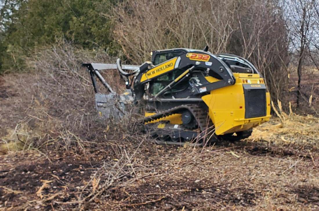 Baumalight HD Fixed Tooth  Brush Mulcher | Model MS-960 & MS1160 | Cutting Width 60" & 75" | Hydraulic Flow Range 30-45 GPM | For Skid Steers