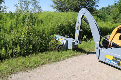 Baumalight Boom Mower | Model SWA/SWF Series | Reach 6' To 14' | Cutting Width 48" & 60" | Hydraulic Flow Range 15-35 GPM | For Skid Steers