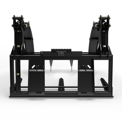 Virnig Big Bale Grapple | Models BG54, BG72 & BG84 | Widths 56" To 86" | Hydraulic Flow 15 To 25 GPM | For Skid Steer