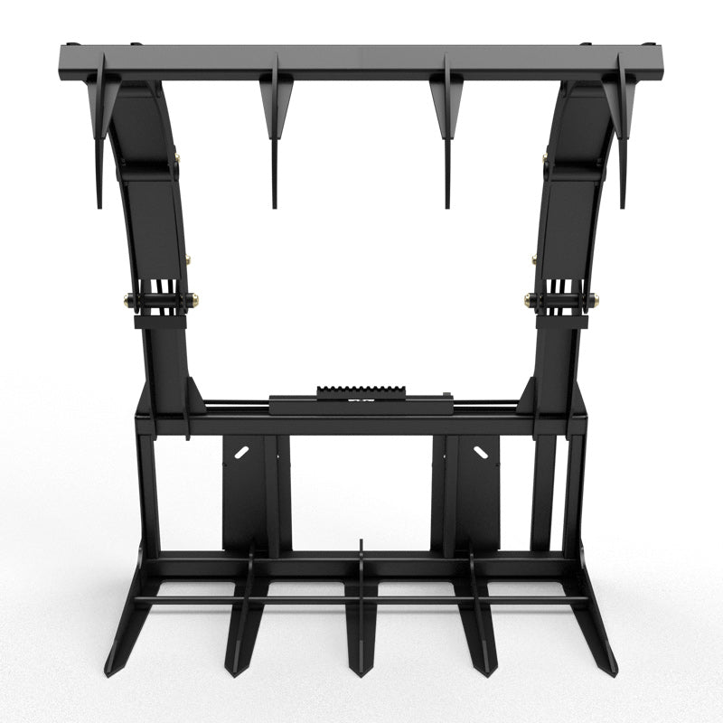 Virnig Big Bale Grapple | Models BG54, BG72 & BG84 | Widths 56" To 86" | Hydraulic Flow 15 To 25 GPM | For Skid Steer