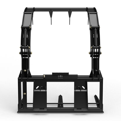 Virnig Big Bale Grapple | Models BG54, BG72 & BG84 | Widths 56" To 86" | Hydraulic Flow 15 To 25 GPM | For Skid Steer