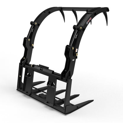 Virnig Big Bale Grapple | Models BG54, BG72 & BG84 | Widths 56" To 86" | Hydraulic Flow 15 To 25 GPM | For Skid Steer