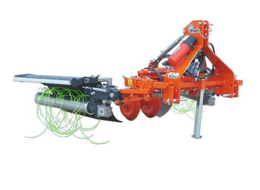 Rinieri Sucker Remover Double on Bio-Dynamic Duo Frame | 82"-154" Row Width for Tractor