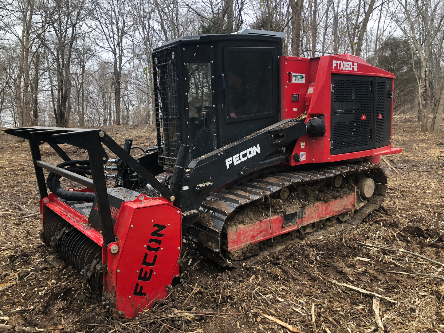 Fecon Bull Hog Blackhawk Mulcher | Model BK7620 | Working Width 76” | 150-195 HP | For Tractors