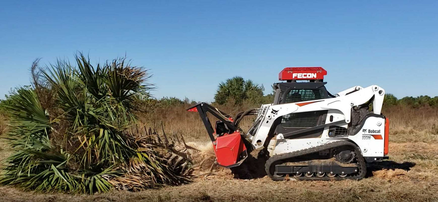 Fecon Bull Hog Blackhawk Mulcher | Model BK6218, & BK7618 | Width 62" & 76" | 30–50 GPM | For Skid Steers & Compact Track Loaders