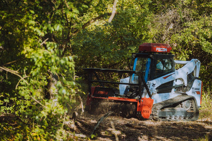 Fecon Bull Hog Blackhawk Mulcher | Model BK6218, & BK7618 | Width 62" & 76" | 30–50 GPM | For Skid Steers & Compact Track Loaders