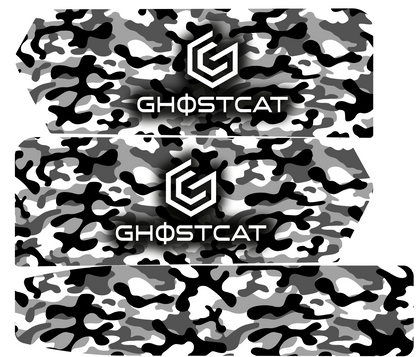 GhostCat Bikes Accessories Bundle | Battery Decals, BMX Kit – F Series, Drift Eight Metal Front Plate, Premium Tapia Seats, Rear Rack & Basket Options | For All Models GhostCat Bikes