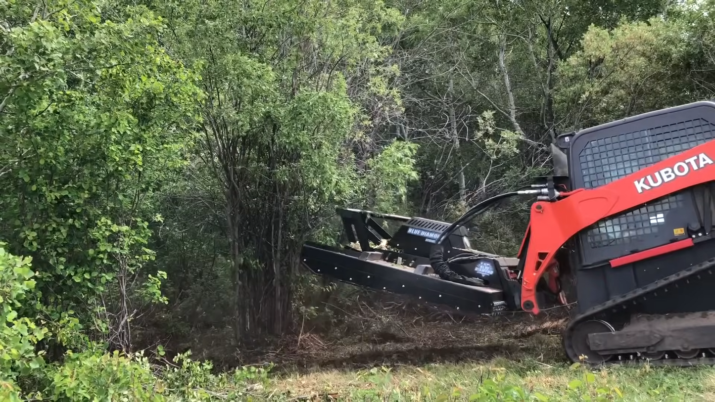 CID X-Treme Duty Brush Cutter With Steel Blades | Cutting Width 50" inches | Flow Requirement 14-30 GPM | For Excavator