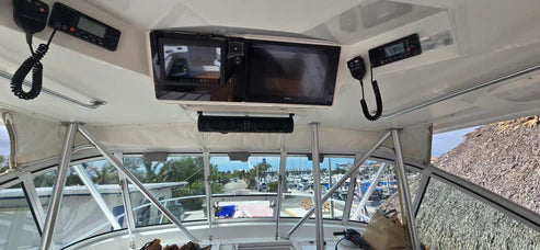 BoatEye360 External Marine Monitor | 10" IPS HD Display | IP68 Waterproof | HDMI & RCA Inputs | 12V Marine Systems | For Boat