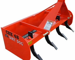 Dirt Dog Light Duty 3-Point Box Blade | CBX Series | Overall Width 48" & 60" | 20-24 HP | For Tractors