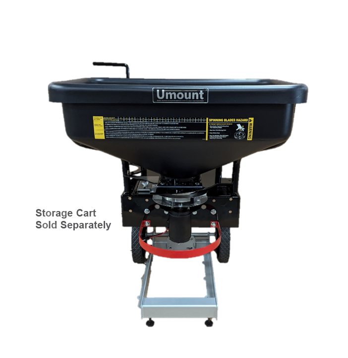 Umount Broadcaster Dry Spreader | Capacity 26" Cubic inches | Stainless Steel Blade | For Lawn Mowers