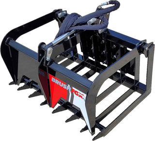 Brushfox Extreme HD Brush Grapple | EXTHD Series | 37"–84" Width | 8–10+ GPM | For Skid Steer
