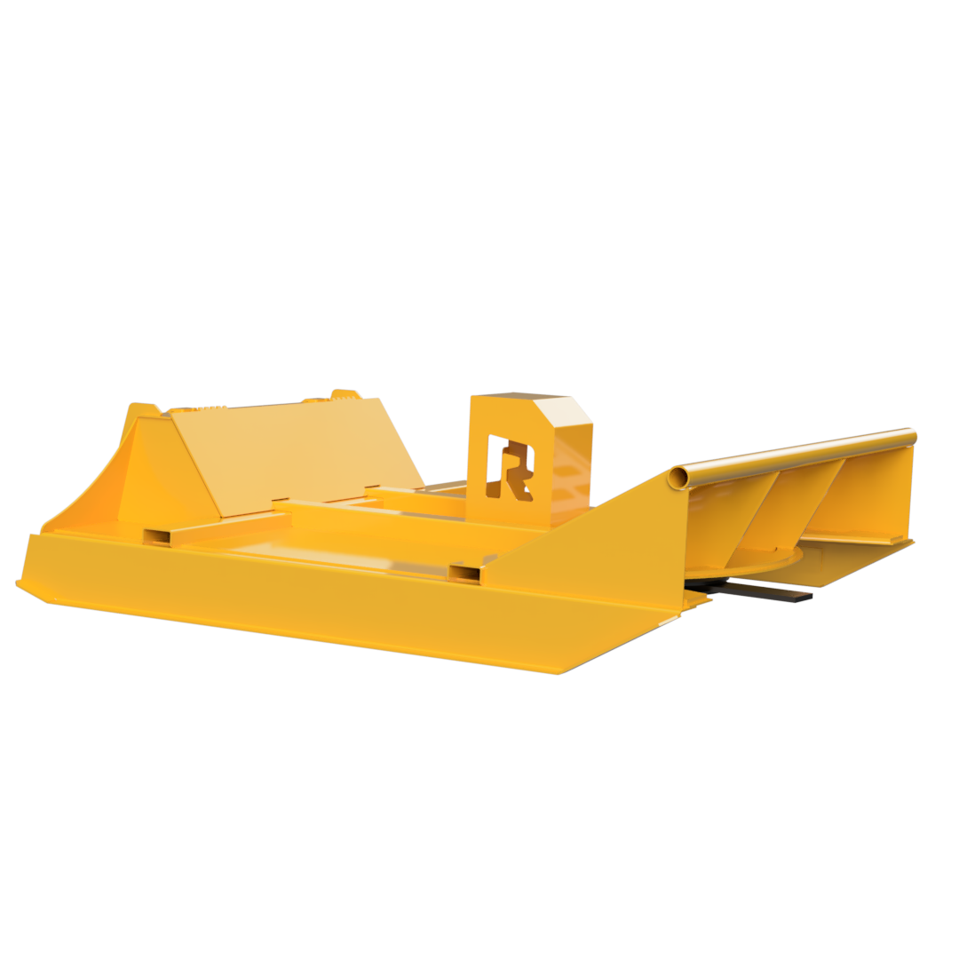 ROCKLAND SEVERE DUTY BRUSH CUTTER WITH THREE BIDIRECTIONAL BLADES FOR SKID STEERS