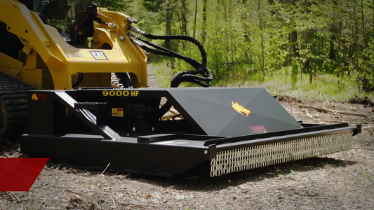 Brush Wolf Closed Front / Multi-Spindle Brush Cutter Series | Cutting Width 90" inches | Hydraulic Flow Range 20-40 GPM | For Skid Steers