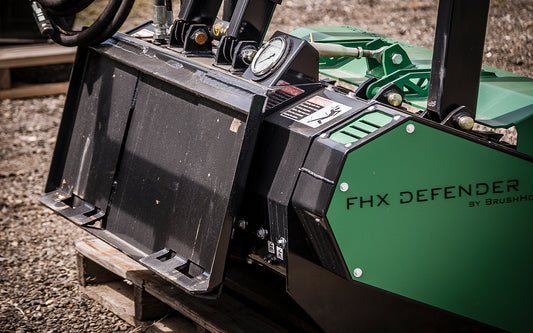 Brush-Hound Defender Forestry Mulcher | FHX Series | Overall Width 66" & 86" inches | For Skid Steer