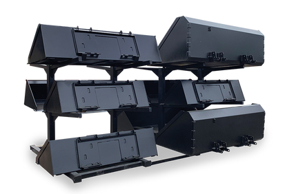 Star Industries Bucket Racks | Single & Double Side | Capacity 1200 lbs | For Forklifts & Skid Steers