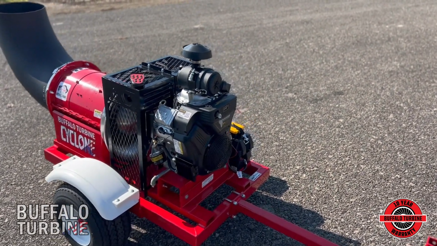 Buffalo Turbine Cyclone Debris Blower | Model BT-CKB23 | Blower Output 9500 CFM | Engine Horsepower 23 HP | Pull Type