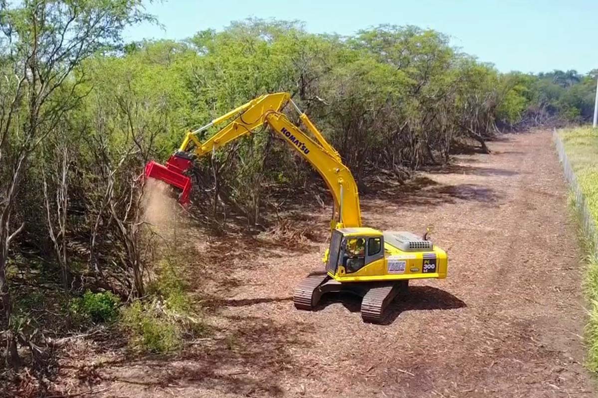Fecon Bull Hog Excavator Mulching Head | Model BH40EXC, BH80EXC & BH200EXC | Working Width 36", 56" & 59" | Machine Size 15-45 Tons | For Excavators