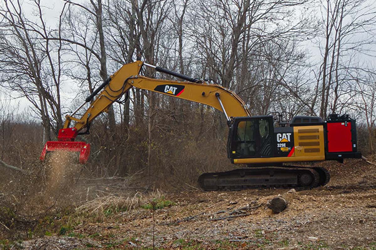 Fecon Bull Hog Excavator Mulching Head | Model BH40EXC, BH80EXC & BH200EXC | Working Width 36", 56" & 59" | Machine Size 15-45 Tons | For Excavators