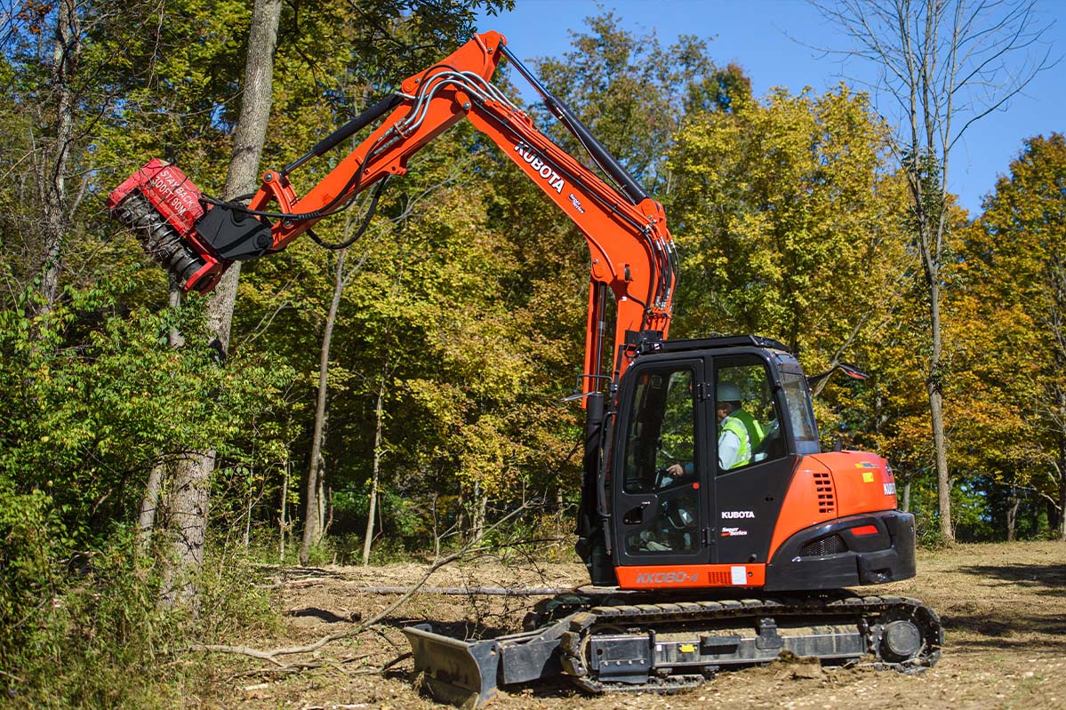 Fecon Bull Hog Excavator / Boom Mulching Head | FMX Series | Working Width 28", 36" & 50" | Machine Size 3.5-10 Tons | For Excavators