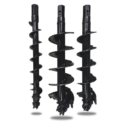 Paladin SRR Rock Auger Bits | 6"–36" Diameter | 48" Length | 2" Hex Collar | 15–30 GPM | For Skid Steer Loaders