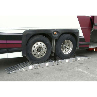 Heavy Duty Ramps Portable Aluminum Rear Bus Service Stands | Model Bus-Stands-20-Rear & Front | 153.5