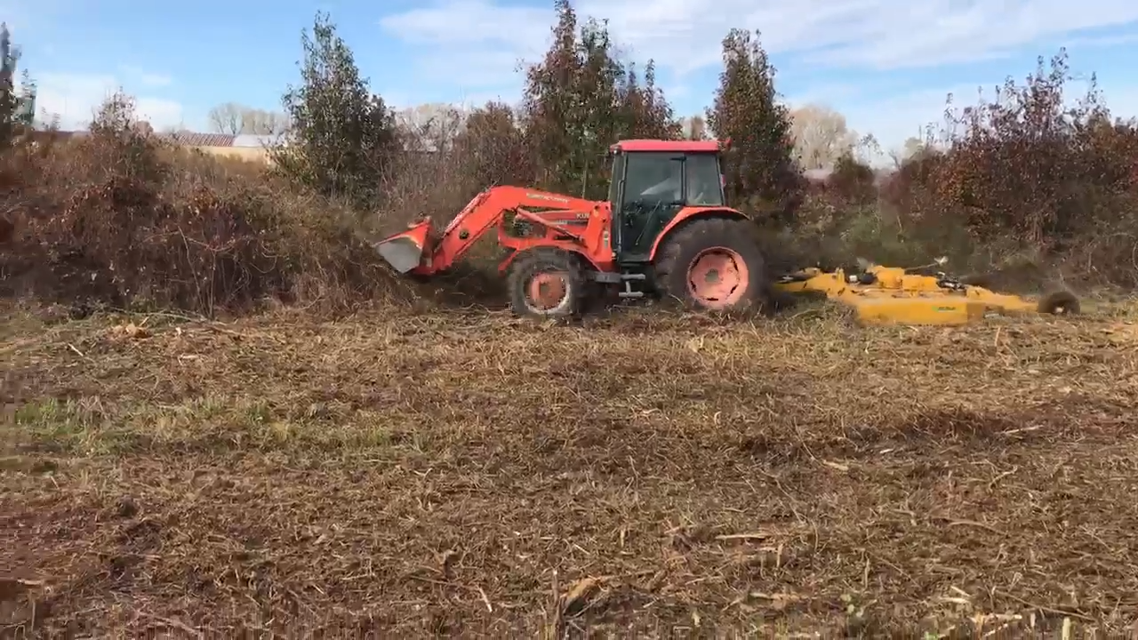 Bush Whacker Heavy Duty Rotary Cutter | Model HD-121P | Cutting Width 117" inches | Horsepower 55 HP | For Tractors