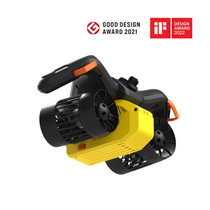 Lefeet Versatile Modular Water Scooter | Model Seagull C1 | Length 15.98" | Thrust 8 kgf | Depth 30m | For Scuba & SUP