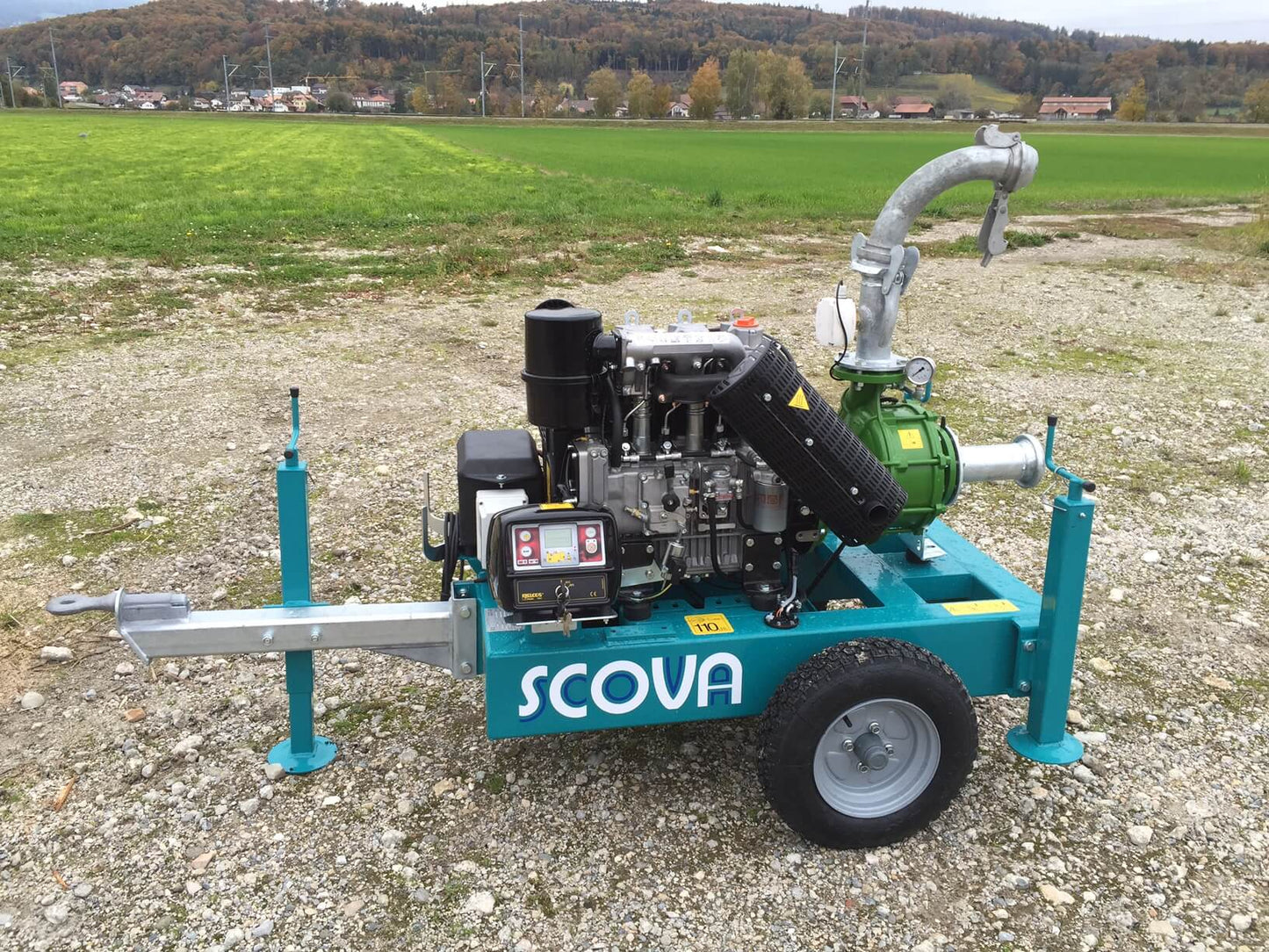 OCMIS 139 HP SCOVA MOTOR PUMP UNIT WITH JOHN DEERE ENGINE AND CAPRARI PUMP