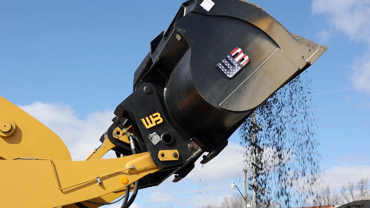 Werk-Brau General Purpose High Performance Bucket | Width 47–144" | 20–60 GPM | For Wheel Loaders